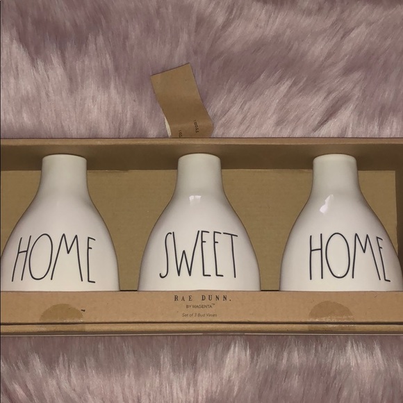 💗 Rae Dunn HOME SWEET HOME Vase Set - Picture 2 of 2